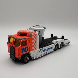 Vintage Matchbox Kenworth Cabover Racing Transporter 1983 S-1:90 (SKU: 379TO)
